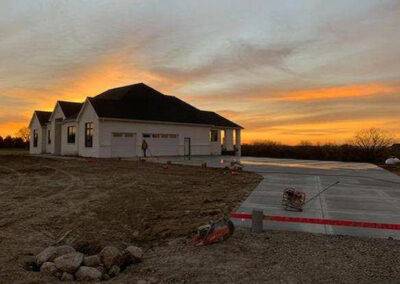 Hansen Contracting concrete work in Elk City, NE