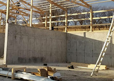 Concrete wall construction