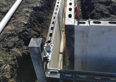 Concrete wall construction